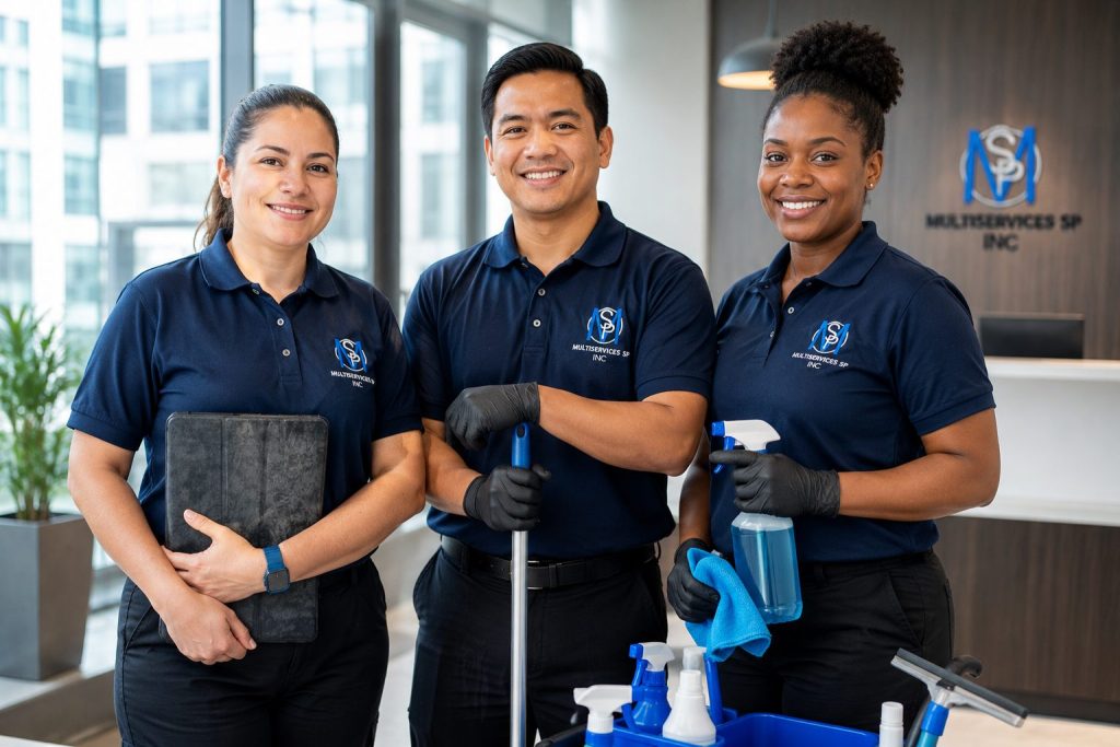 The Multiservices SP cleaning team in Montreal